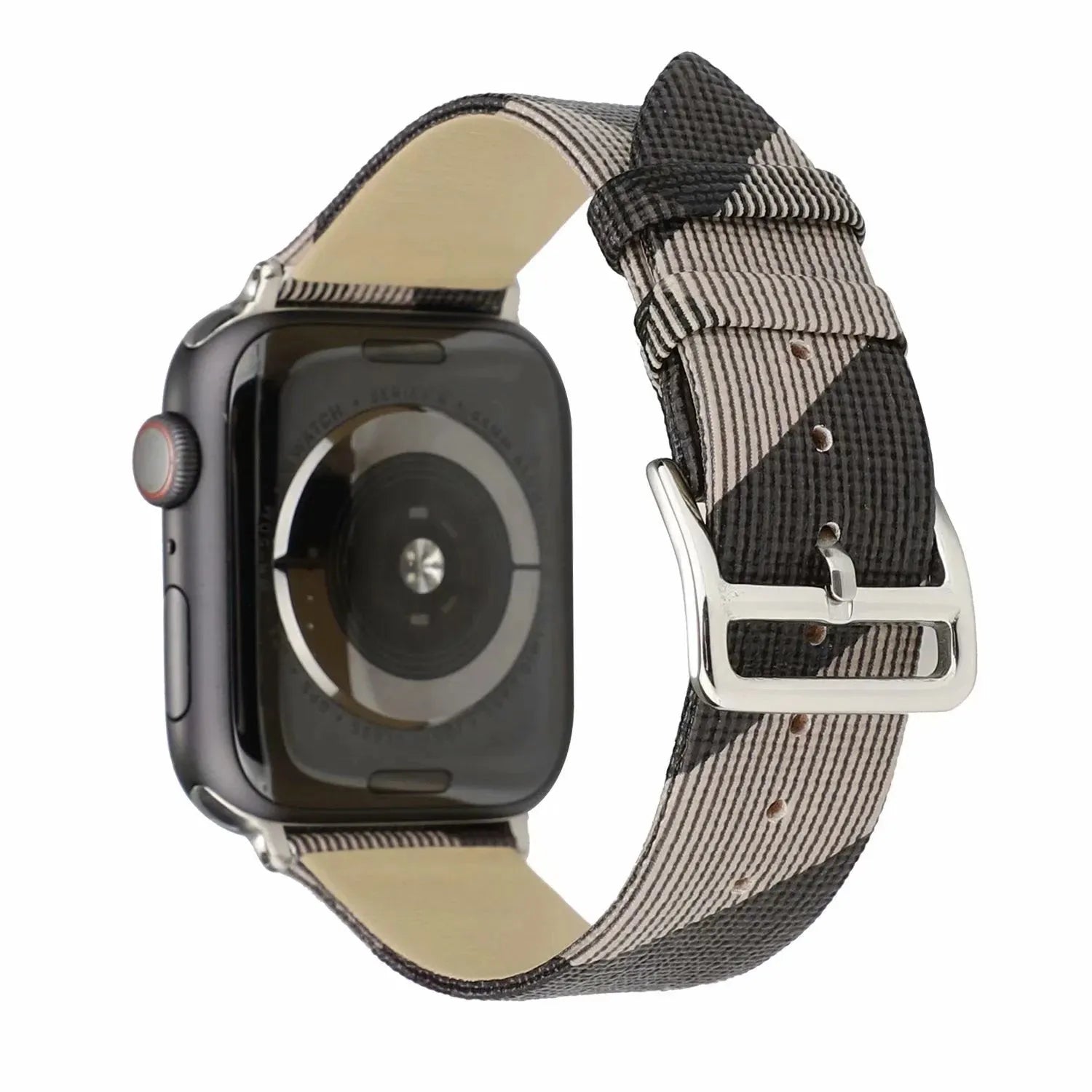 Fashion Light Luxury Leather Check Strap - Bellarte Enchanté Fashion Light Luxury Leather Check Strap